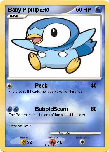 Pokemon Baby Piplup