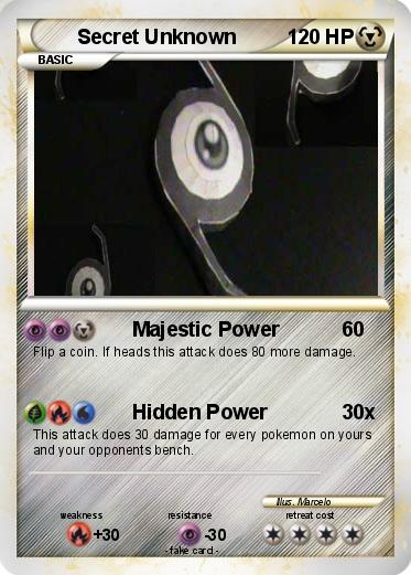 Pokemon Secret Unknown