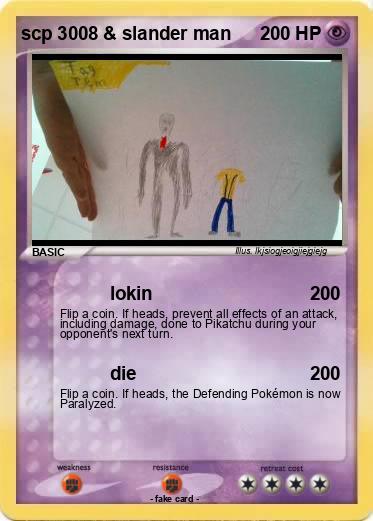 Pokemon scp 3008 & slander man