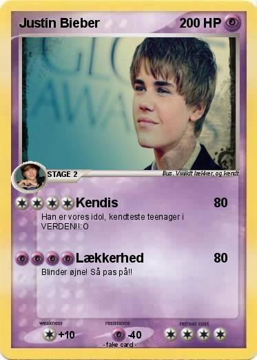 Pokemon Justin Bieber