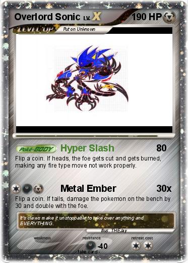 Pokemon Overlord Sonic