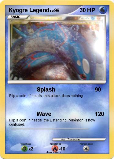 Pokemon Kyogre Legend