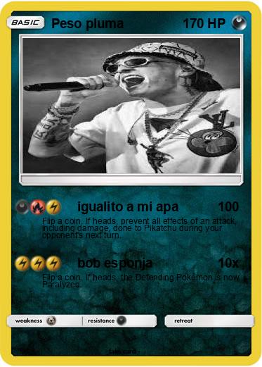 Pokemon Peso pluma