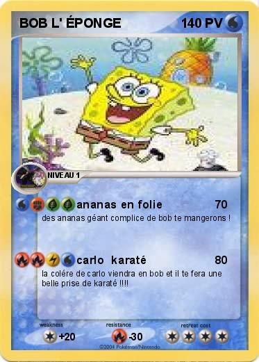 Pokemon BOB L' ÉPONGE 