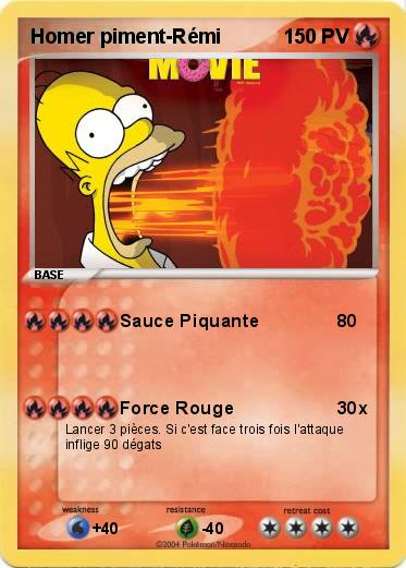 Pokemon Homer piment-Rémi