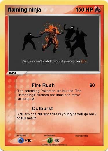 Pokemon flaming ninja