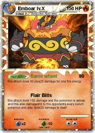 Pokemon Emboar lv.X