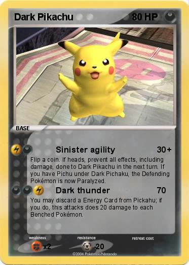 Pokemon Dark Pikachu