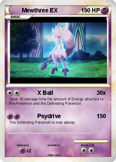 Pokemon Mewthree EX