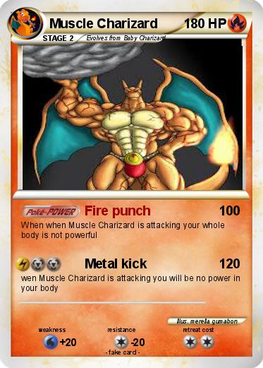 Pokemon Muscle Charizard