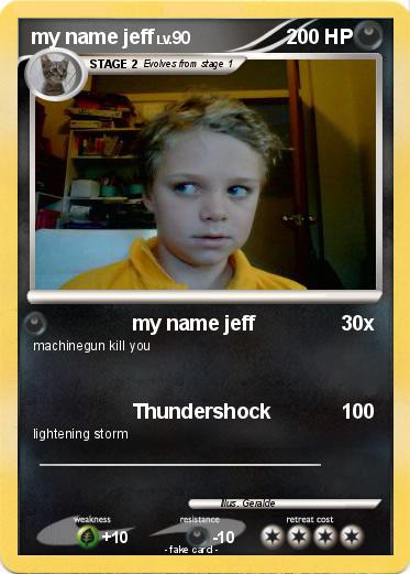 Pokemon my name jeff
