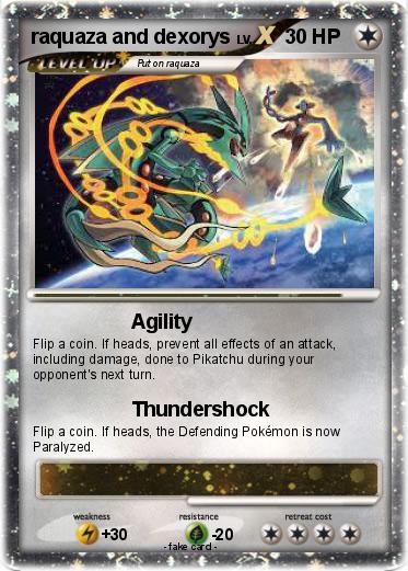 Pokemon raquaza and dexorys