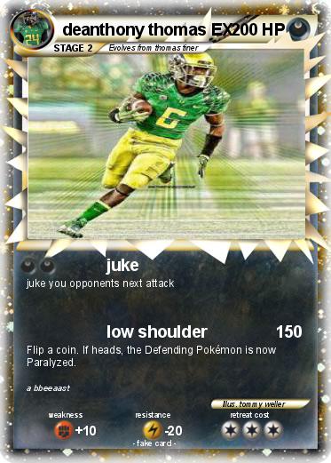 Pokemon deanthony thomas EX
