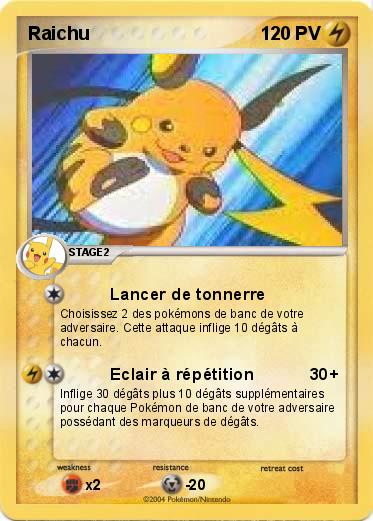 Pokemon Raichu