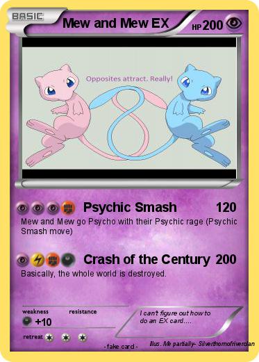 Pokemon Mew and Mew EX