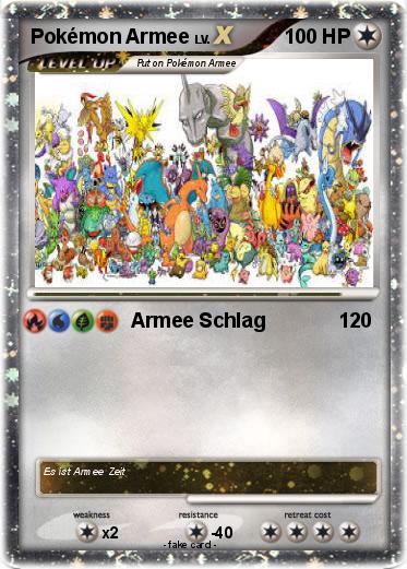 Pokemon Pokémon Armee