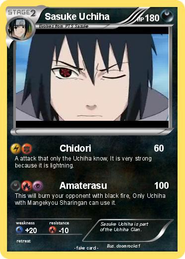 Pokemon Sasuke Uchiha