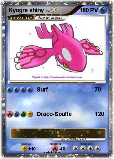 Pokemon Kyogre shiny