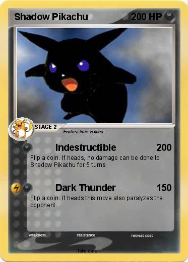 Pokemon Shadow Pikachu