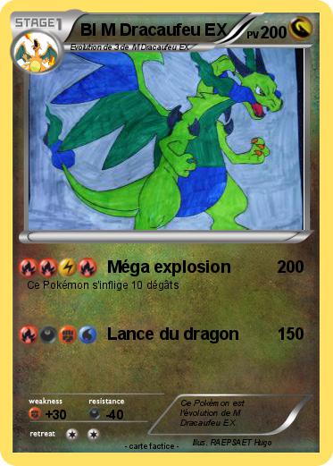 Pokemon BI M Dracaufeu EX