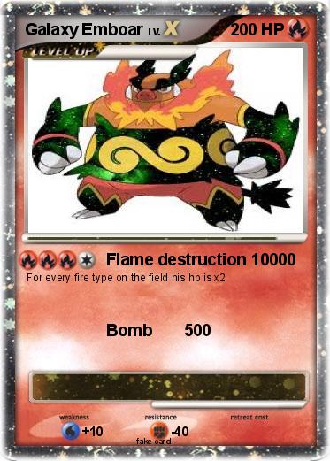 Pokemon Galaxy Emboar