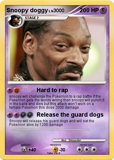 Pokemon Snoopy doggy