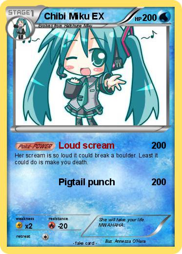Pokemon Chibi Miku EX