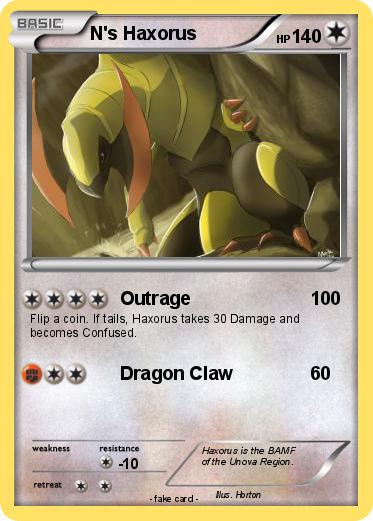 Pokemon N's Haxorus