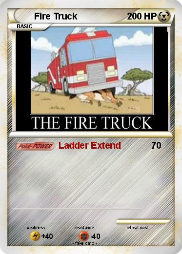 Pokemon Fire Truck