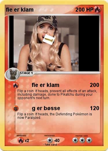 Pokemon fie er klam