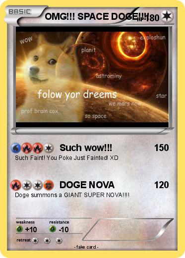 Pokemon OMG!!! SPACE DOGE!!!!
