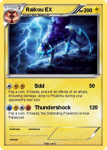 Pokemon Raikou EX