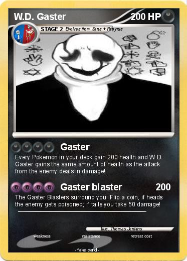 Pokemon W.D. Gaster