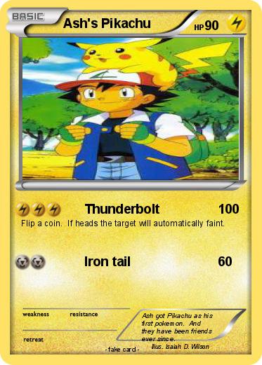 Pokemon Ash's Pikachu