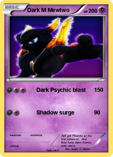 Pokemon Dark M Mewtwo