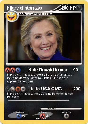 Pokemon Hilary clinton