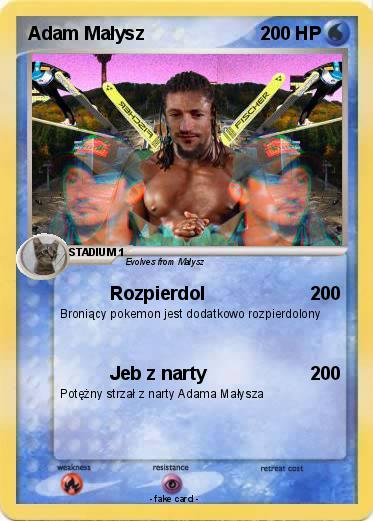 Pokemon Adam Małysz