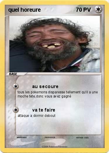 Pokemon quel horeure