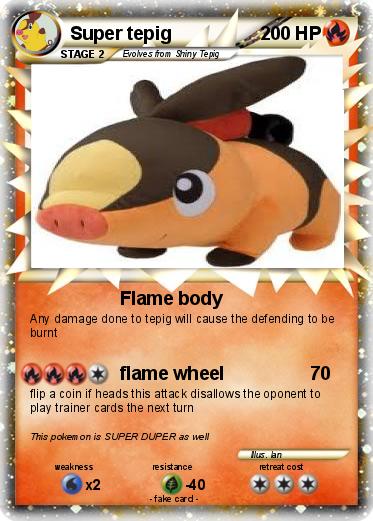 Pokemon Super tepig
