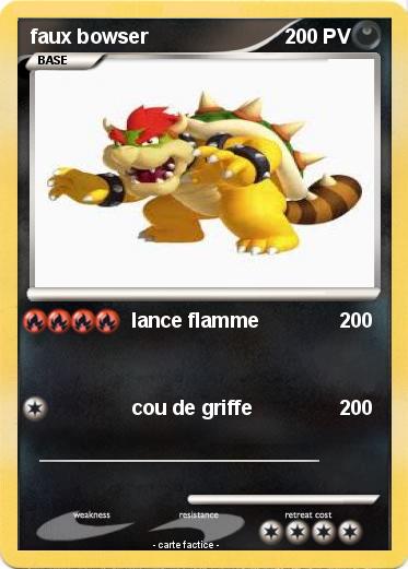 Pokemon faux bowser