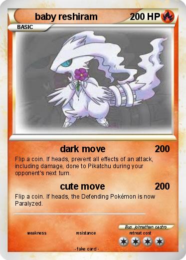 Pokemon baby reshiram