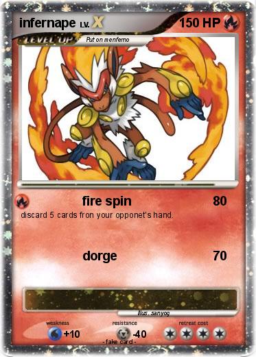 Pokemon infernape