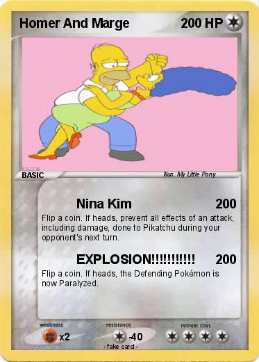 Pokemon Homer And Marge