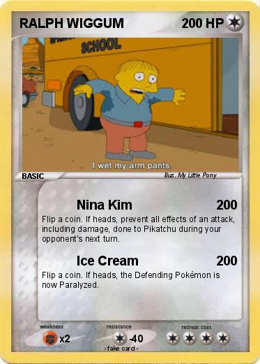 Pokemon RALPH WIGGUM