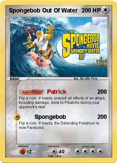 Pokemon Spongebob Out Of Water