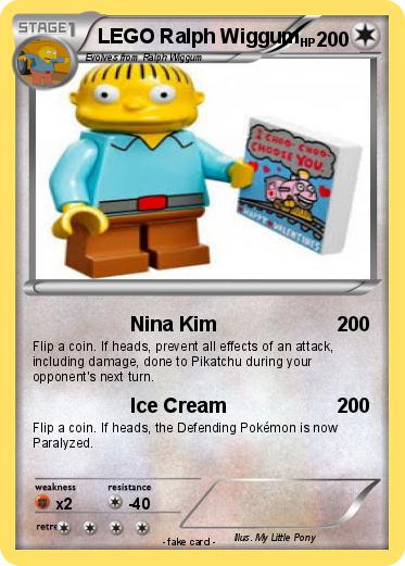 Pokemon LEGO Ralph Wiggum