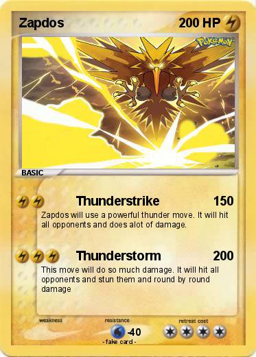 Pokemon Zapdos
