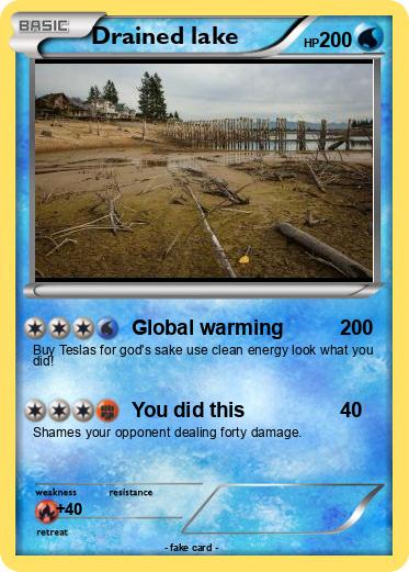 Pokemon Drained lake