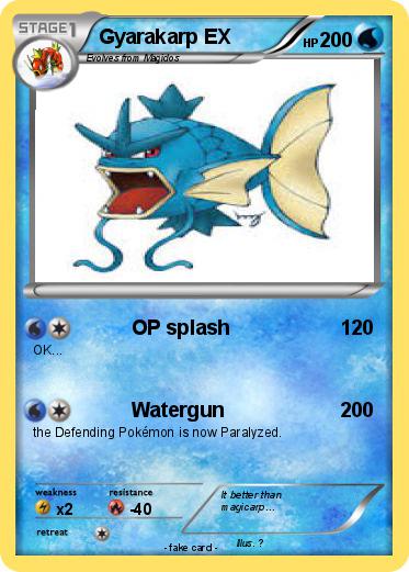 Pokemon Gyarakarp EX