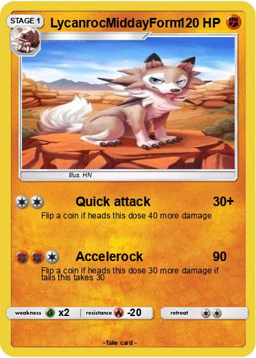 Pokemon LycanrocMiddayForm